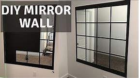 DIY Mirror Wall [Easy]