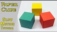 How to Make a Paper Cube Box | DIY Origami Cube Box Making Tutorial |Easy Paper Cube Box Making Idea