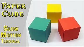 How to Make a Paper Cube Box | DIY Origami Cube Box Making Tutorial |Easy Paper Cube Box Making Idea