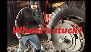 Removing tapered Massey Ferguson wheels