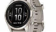 Garmin epix Pro (Gen 2) Sapphire Edition, 42mm, High Performance Smartwatch, Advanced Training Technology, Built-in Flashlight, Light Sand