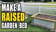 Building a Raised Garden Bed with Corrugated Steel