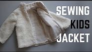 How to sew winter jacket for kids. Easy tutorial and sewing pattern by EasilyMade
