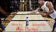 The Easiest way to Assemble Pipe Clamps, watch this BEFORE BUYING PONY CLAMPS!