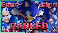Ranking EVERY Sonic Design (Tier List)