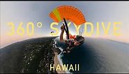 Skydive into paradise with me | 360 Degree Skydiving Experience