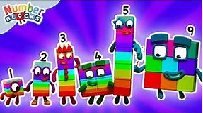 Colourful Math For Kids! | Numberblocks 1 Hour Compilation | 123 - Numbers Cartoon For Kids