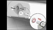 Installing A Close Coupled Flush Valve Push Button Cistern