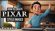 How to Make FREE Pixar-Style Images with LensGo.ai