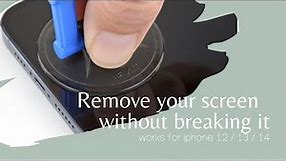 Step-by-step Guide To Removing An Iphone 12 Pro Max Screen Without Breaking It.