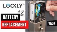 Lockly smart lock battery replacement