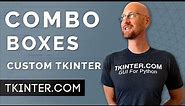 Combo Boxes in CustomTkinter - Tkinter CustomTkinter 5