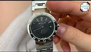 Fake or Auth? BVLGARI watch Swiss Made L9030 BB 33 SS Inside & Battery Replacement