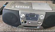 Sony CFV-V17 CD Cassette Player FM AM Radio Boombox