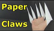 How to Make Paper Claws