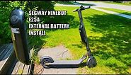 Segway Ninebot E25A External Battery Installation May 2023