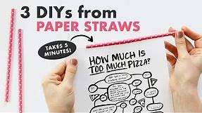 3 Easy DIYs to Make from Paper Straws - HGTV Handmade