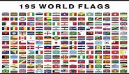 flags of all countries of the world with names