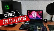 How to connect PC to a Laptop screen | Use laptop as a monitor