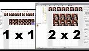 How to Print 1x1 2x2 Passport size the easy way