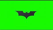 Batman 3D Logo animation Green Screen footage free(1080p)
