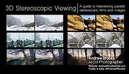 How to view 3D Stereoscopic films and images - A guide to freeviewing parallel stereoscopic art