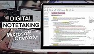 DIGITAL NOTETAKING Pt. 2 | OneNote