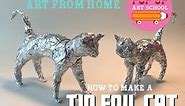 How to Make a Cat with Aluminum Foil