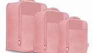 iFLY Expandable Packing Cubes 3-Piece Set, Rose Gold
