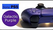 PS5 Galactic Purple Controller Unboxing