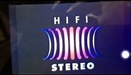 Hi-Fi Stereo Logo from a Vhs tape