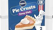 Pillsbury Frozen Pie Crust, Deep Dish, Two 9-Inch Pie Crusts & Pans, 2 ct, 12 oz