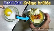 Fastest microwave Creme Brulee in Minutes - Make 1, 2 or more, NO bake Creme Brulee recipe!