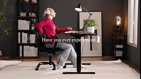 OLIXIS Electric Standing Desk - 48 x 24 Inch Ergonomic Adjustable Height Sit and Stand up Computer Task Table, Rising Desk for Office and Home, Lift Motorized Desktop Workstation, Black