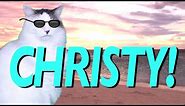 HAPPY BIRTHDAY CHRISTY! - EPIC CAT Happy Birthday Song