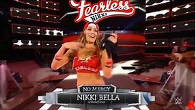 Nikki Bella Entrance - No Mercy 2016