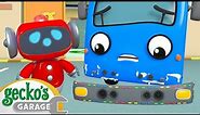 Bumper Boo Boo Battle! | Gecko's Garage | Cartoons For Kids | Toddler Fun Learning
