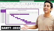 📊 Como hacer un DIAGRAMA de GANTT en Excel (Super Fácil 2023)
