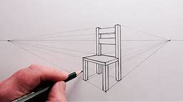 How to Draw a Chair using Two Point Perspective: Narrated