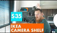 IKEA Hack! The best way to organize camera lenses for cheap!