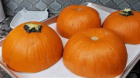 ROASTED PUMPKINS | How To Cook Pumpkins | Easy Baked Pie Pumpkins