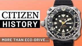 CITIZEN WATCH HISTORY: Awesome mechanical, electronic and quartz watches - and yes.. eco-drive!