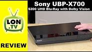 Sony UBP-X700 Review - 4K Ultra HD Blu-ray Player with Dolby Vision - Home Theater Series Continues!