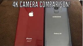 iPhone 8 VS Galaxy S9 | 4K Camera comparison