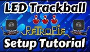 LED Arcade Trackball Setup Tutorial - How To Setup A Trackball - On RetroPie w/ Raspberry Pi