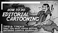 HOW TO DO EDITORIAL CARTOONING (Tips & Tricks 2024)