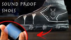 Sound Proof Black Panther Shoes Made From Aerogel! - Retractable Nanotech "Sneakers"