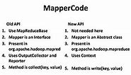 differences between old and new api in hadoop