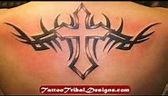 Tribal Cross Tattoo Designs