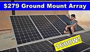 $279 Ground Mount Solar Array - DIY Friendly!